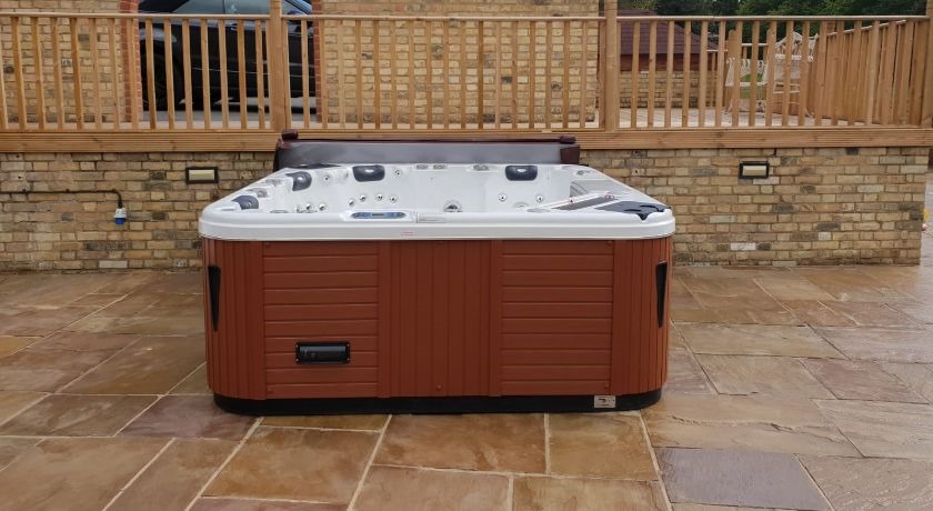 Hot Tub On Patio