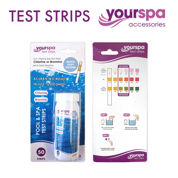 Hot Tub Test Strips from Yourspa 
