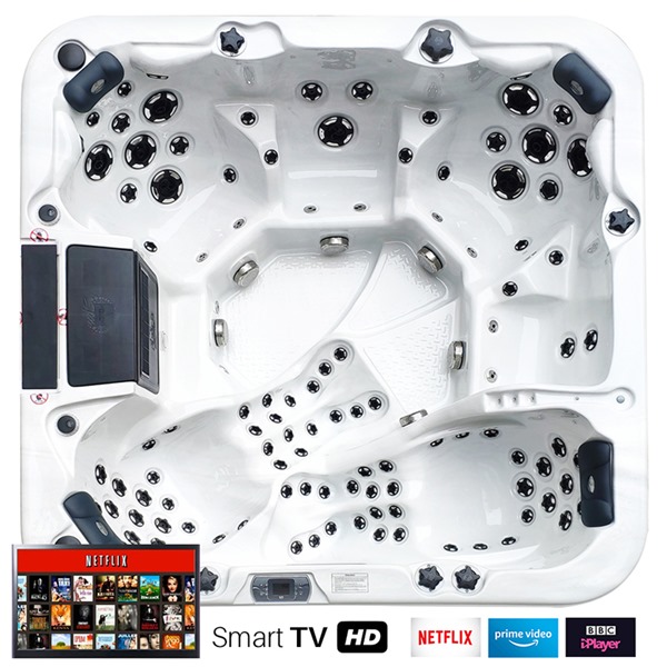 Tahiti 6 Seater Hot Tub SMART TV version