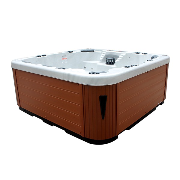 Brown 5 seater hot tub